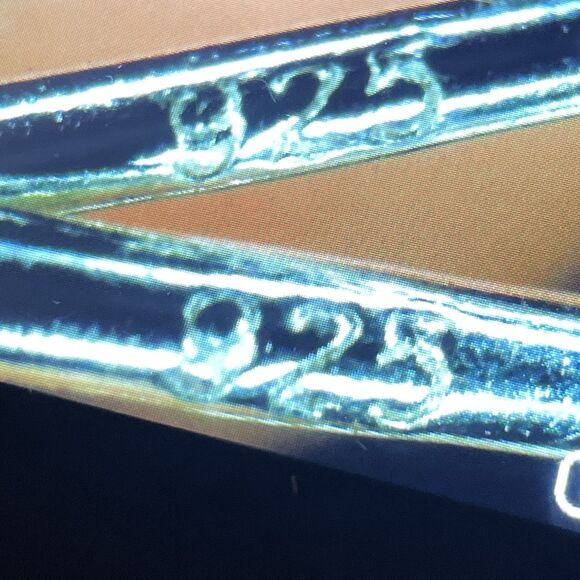 Artisan 925 Sterling Silver Vintage Murano Wedding Cake Pearls Dangle Earrings - Picture 6 of 7